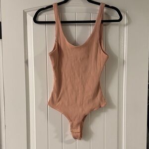 NWT Kittenish Pink Ribbed Bodysuit